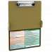 WhiteCoat Clipboard® - Tactical Brown Physical Therapy Edition